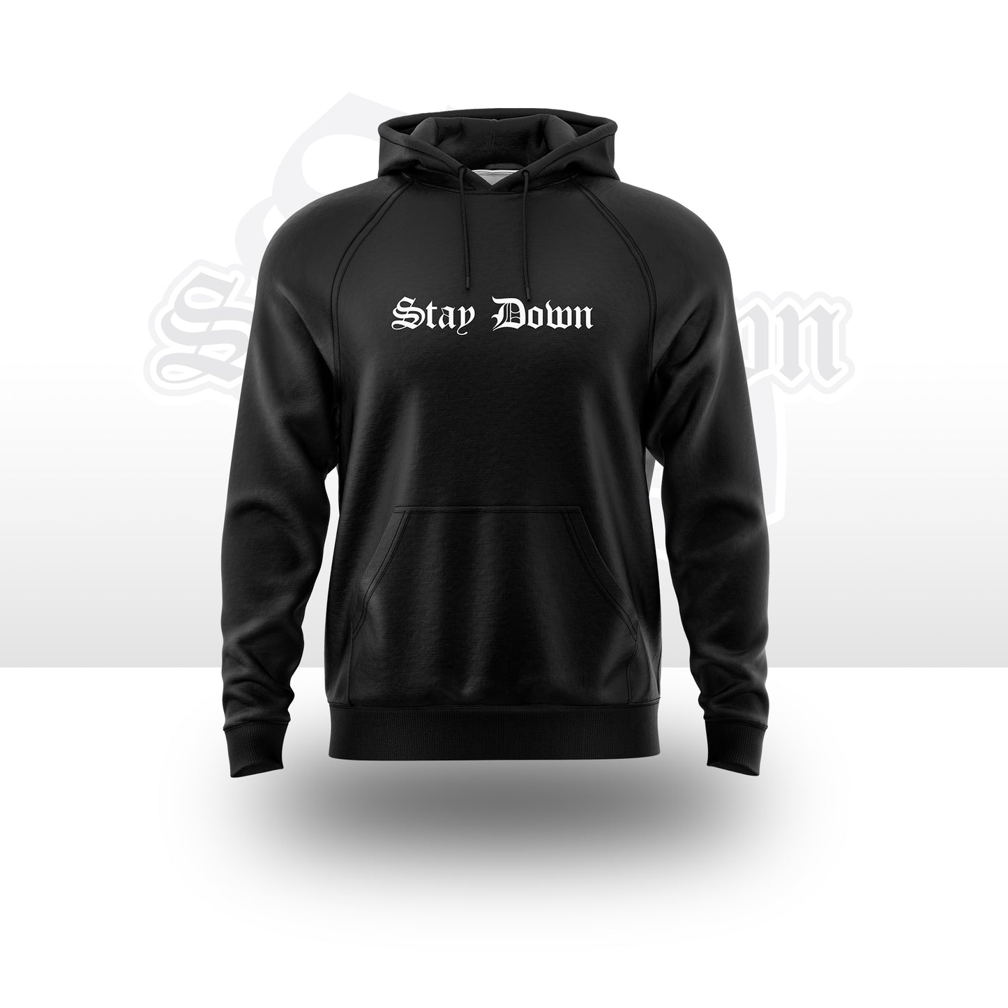 EMBROIDERED STAY DOWN HOODIE