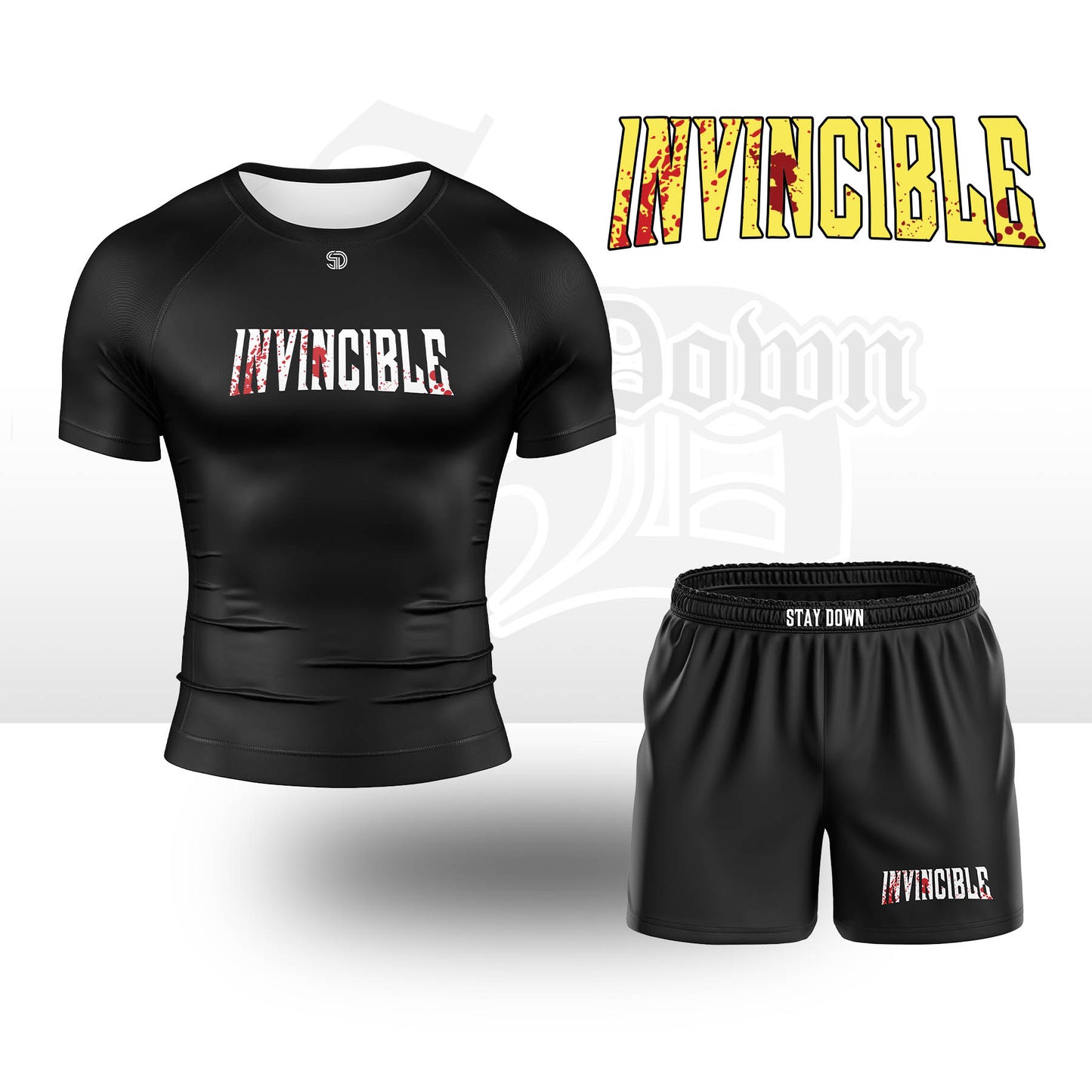 BLACK INVINCIBLE NOGI KIT