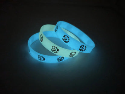 Glow in the dark wristband