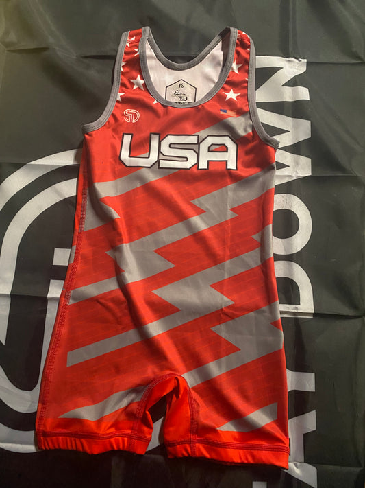 Freestyle wrestling singlet