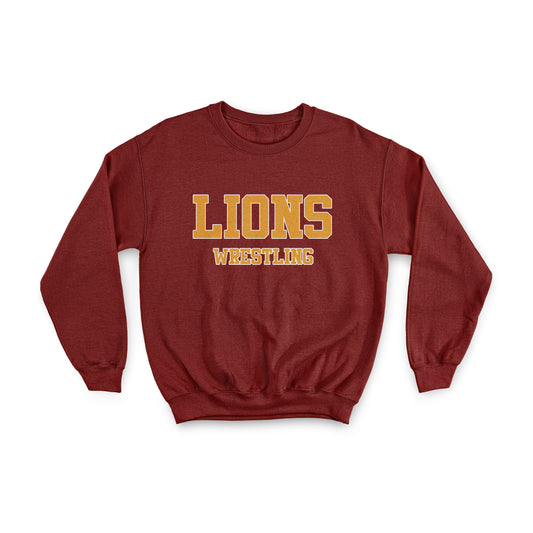 Arlington Lions Wrestling Crewneck Sweater