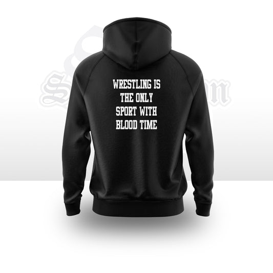 EMBEROIDERED BLOOD TIME HOODIE